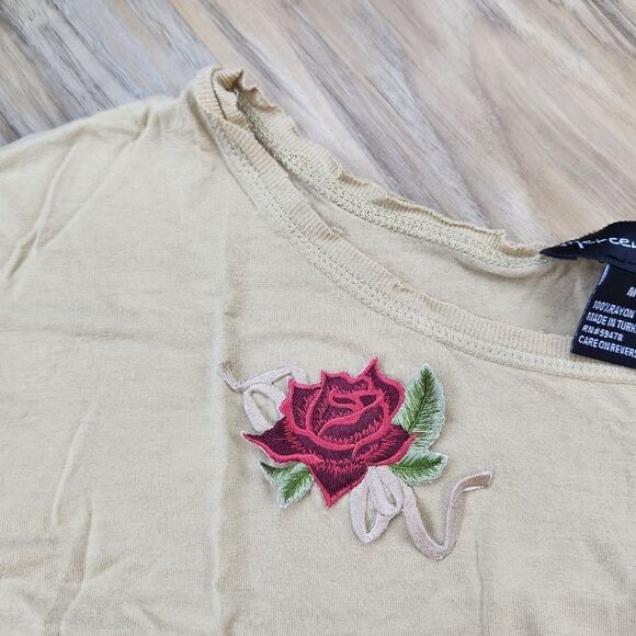 🍑Mercer & Madison Tan Batwing Top Medium - Picture 5 of 12